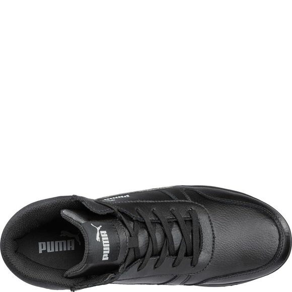 PUMA WOMEN'S FRONTCOURT BLACK MID WNS EH INDUSTRIAL SHOE, 7.5 - Picture 5 of 6